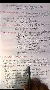 Principles of inheritance and variation(P2)