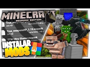 ✔How to INSTALL MODS/ADDONS EASILY in MINECRAFT PE 1.19 to 1.21✔