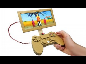 How to Make a SQUID GAME Console with Cardboard 😍🎮