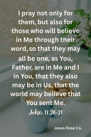 Catholic Bible Study | John 17:20-21 | Jesus Rose Co. ✝️