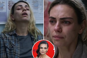 Mila Kunis unrecognisable as bleach blonde druggie in new film Four Good Days