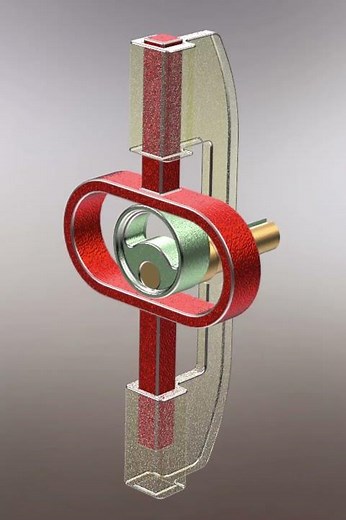 Disk Cam Mechanism | Precision Motion Control ⚙️ #shorts
