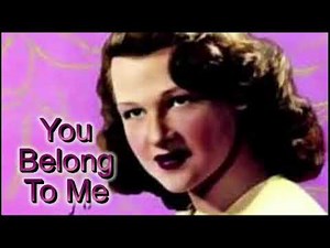 Jo Stafford You Belong To Me