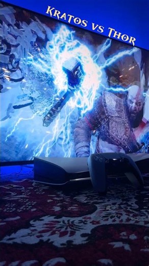 “Kratos vs Thor INSANE First Fight Hits! 💥 God of War Ragnarök Part 3 #Shorts”