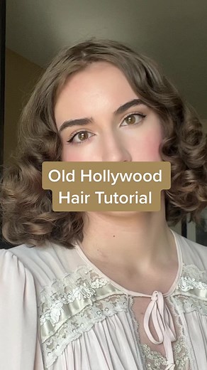 Fluffy Vintage Curls Hair Tutorial