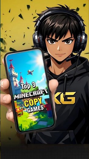 Top 3 Games Like Minecraft for Android & iOS 🔥#shots #minecraft #viral