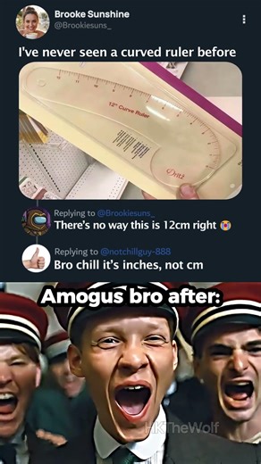 Curved ruler moment 📏