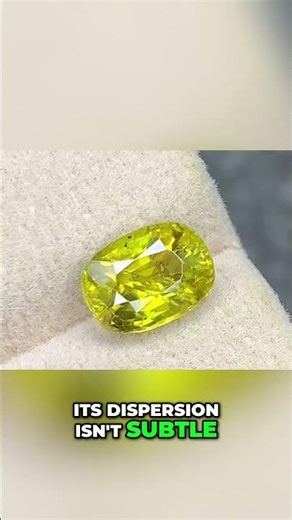 Sphene: Exploding Dispersion & Crystal Brilliance Revealed #shorts