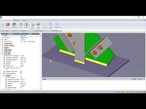 Staad Pro for beginners (episode 34). Base Plate Connections---RAM Connection.