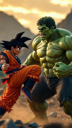 Goku versus Hulk
