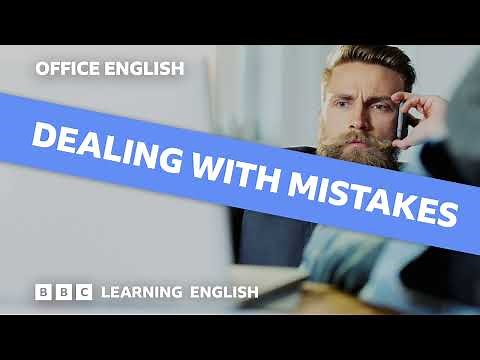 Dealing with mistakes: Office English episode 5