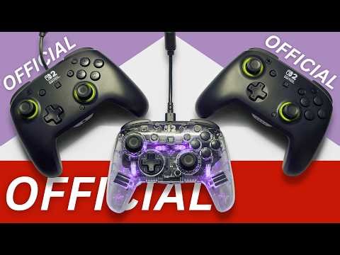 Four officially licensed Switch 2 gamepads - Afterglow & Rematch