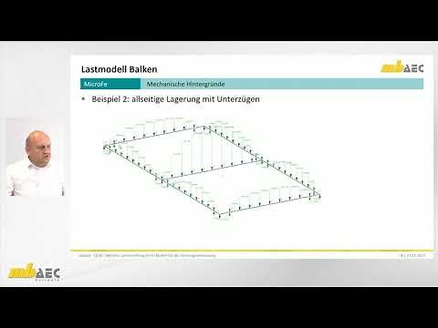 mbinar - C|LB - MicroFe: Lastmodell Balken zur Ermittlung von Unterzugsbelastungen