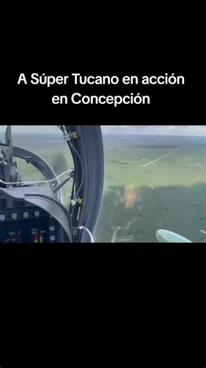 Súper Tucano en Acción en Concepción