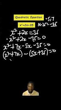 How to Solve Quadratic Equations Using Factorization
