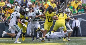 Ty Thompson took advantage of the opportunity given against Portland State