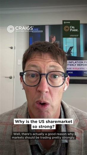 Ep 361 | Why is the US sharemarket so strong? | Craigs On Point | Mark Lister podcast #shorts