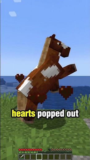 Minecraft Heart Particles Explained #shorts #minecraft
