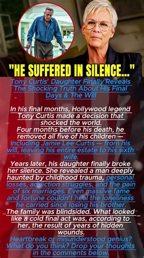 Tony Curtis’ Daughter Finally Reveals The Shocking Truth About His Final Days & The Will