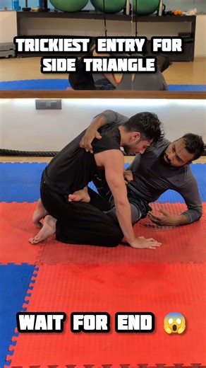 Learn Side Triangle Choke From Open Guard #shorts #trending #youtubeshorts #mma #bjjlifestyle