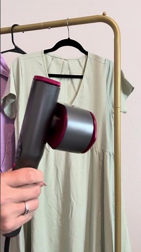 A portable iron and steamer that actually makes traveling and quick touch ups so much easier 🙌