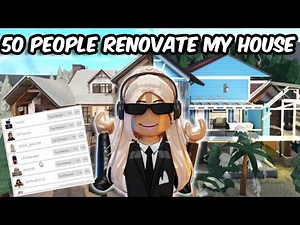 LETTING 50 SUBSCRIBERS RENOVATE MY BLOXBURG MANSION...