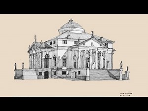 Architecture Sketch #001 Villa Rotonda by Andrea Palladio