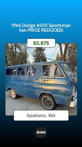 New Listings on Dodge A100! 1.) 1966 Dodge Van A100 located in Clinton Twp, MI - $23,000 2.) 1965 Dodge A100 located in Temple City, CA - $2,500 3.) 1965 A100 Sportsman Van located in Redding, CA - $13,950 4.) 1966 Dodge A100 Sportsman Van PRICE REDUCED! located in Spokane, WA - $3,875 To get more info on these Dodge A100s and see more, visit the marketplace section on our website. #dodgea100 #dodgea100forsale #a100forsale #a100 | Dodge A100