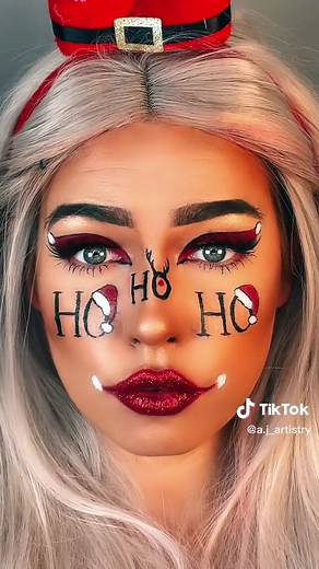 Creative Santa Makeup Ideas for Christmas
