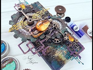 Step-by-step tutorial Steampunk canvas