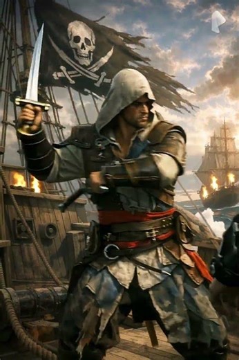 Edward's combat is absolutely brutal #assassinscreed #shorts