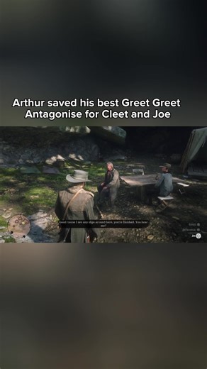 Cleet and Joe's Tense Moments in RDR2
