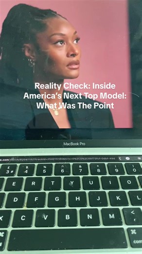 Damn #antm #tyrabanks #realitytv #misogynistic #misogynior blacklisted sisterhood modelling industry