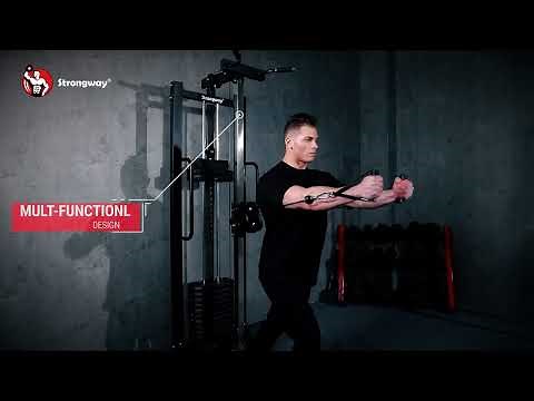 CABLE CROSSOVER WITH WEIGHT STACK - HOME GYM SET UP