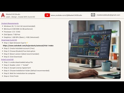 Download & Install AutoCAD 2026 | Step-by-Step Hindi Tutorial
