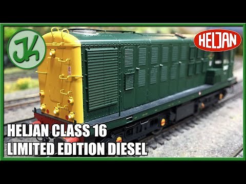 Heljan Limited Edition Class 16 Diesel in BR Green With Full Yellow Ends - Unboxing and Review