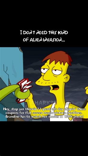 Freaky Ahh Aliens 🥀 #shorts #viral #trending #thesimpsons #memes