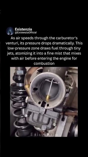 How a Carburetor Creates the Air-Fuel Mixture