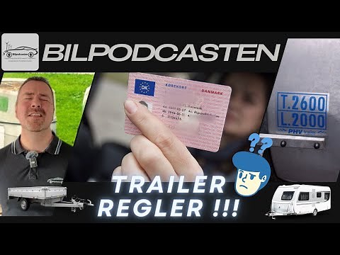 TRAILER regler og KØREKORT, vigtig info !