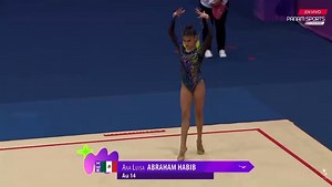 YA TENEMOS NUESTRA FUTURA OLÍMPICA PARA LOS ÁNGELES...🇲🇽🥰 Ana Luisa Abraham (MEX) Mazas 24.700 - Juegos Panamericanos Junior. | Ricky Rincon