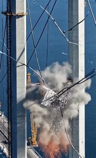 Construction Cable Snaps! #SafetyFirst