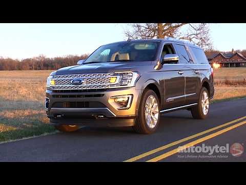2018 Ford Expedition Max Platinum 4x4 Test Drive Video Review