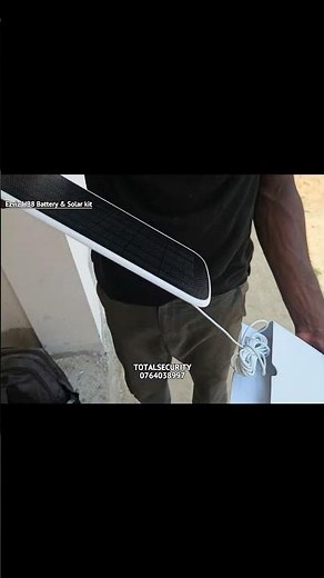 🔋 EZVIZ HB8 2K⁺ Battery-Powered Pan & Solar Panel Kit installation | #totalsecurity