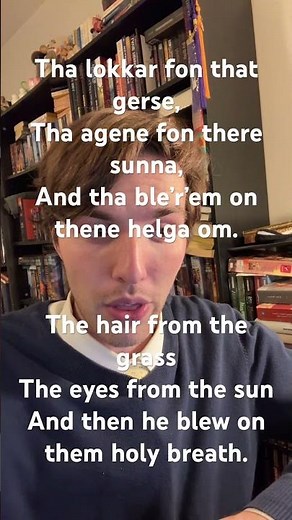 What did Old Frisian sound like? Adam’s Creation #language #oldfrisian