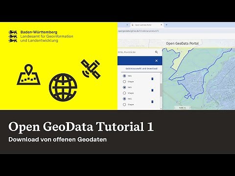 1 - Download von offenen Geodaten - Open GeoData Tutorial