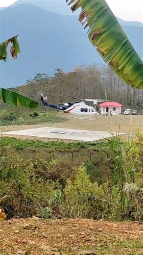 chopper helicopter take off #shorts #shortvideo #chopper #helicopter #viral #noklak