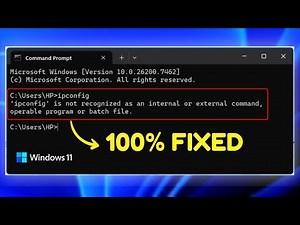 Fix Is Not Recognized as an Internal or External Command in Windows 11 / 10 - How To Fix CMD Error ✅