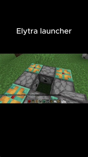 How to Make an Elytra Launcher in Minecraft! 🚀✨ #Shorts #minecraft