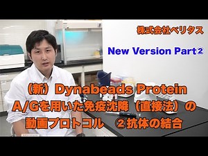 （新）Dynabeads Protein A/Gを用いた免疫沈降（直接法）の動画プロトコル ②抗体の結合