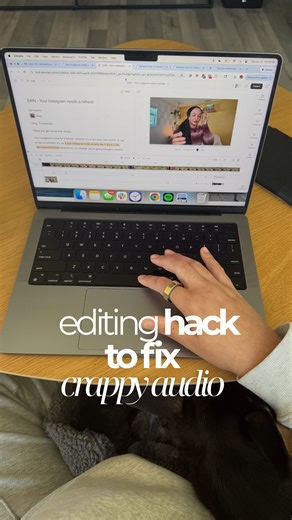 Natasha Pierre | Video Marketing Educator & Creator on Instagram: "Comment “DESCRIPT” to try Studio Sound on your next video 🎙️⁠ ⁠ 😬 Bad audio will ruin your content faster than anything else.⁠ ⁠ But can I let you in on one of my favorite editing hacks?⁠ ⁠ With this little trick…⁠ ⁠ 👀 You don’t need to refilm.⁠ 👀 You don’t need expensive equipment.⁠ 👀 You just need one tool.⁠ ⁠ @descript_app Studio Sound feature literally saves videos with bad audio in ONE CLICK.⁠ ⁠ Echoey room? ✅ Fixed.⁠ P